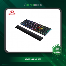 Redragon K569 – RGB ARYAMAN Mechanical Gaming Keyboard Backlit 104 Keys With Wrist Rest