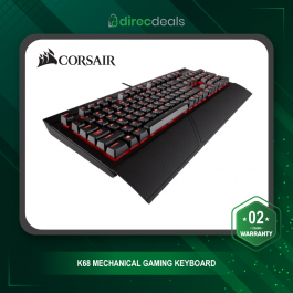 CORSAIR K68 Gaming Keyboard RED LED/ MX Red/ IP 32 Dust and Spill Resistant