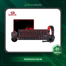 Redragon K552-BB Mechanical Gaming Keyboard and Mouse Combo & Large Mouse Pad & PC Gaming Headset (Pre Order)