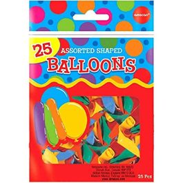 Balloon #6 Latex Plain Assorted 25’s