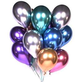 Balloons Chrome Assorted 25’s 12″