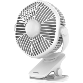 Royu FEL811 5V DC 6W Rechargeable Clip-on Fan with Night Light