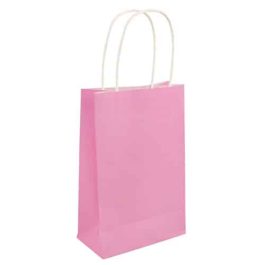 Plain Baby Pink Paper Bag