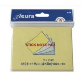 Acura Sticky Note 100’s