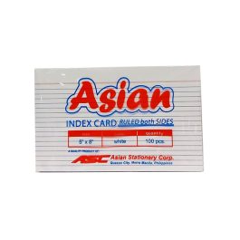 Asian Index Card 1/2″ 100’s